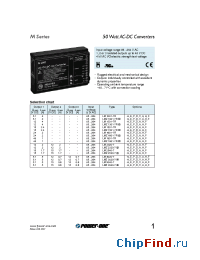 Datasheet LM3020-7 manufacturer Power-One
